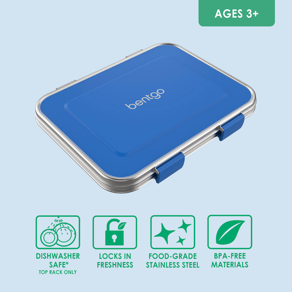 bentgo-kids-stainless-steel-lunch-box-3-compartment-airtight-bento-container-wit image 3