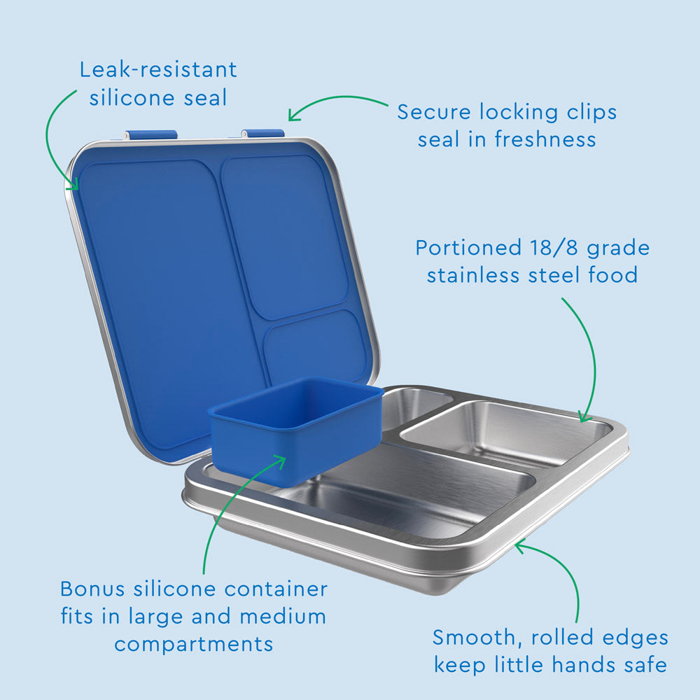 bentgo-kids-stainless-steel-lunch-box-3-compartment-airtight-bento-container-wit image 5