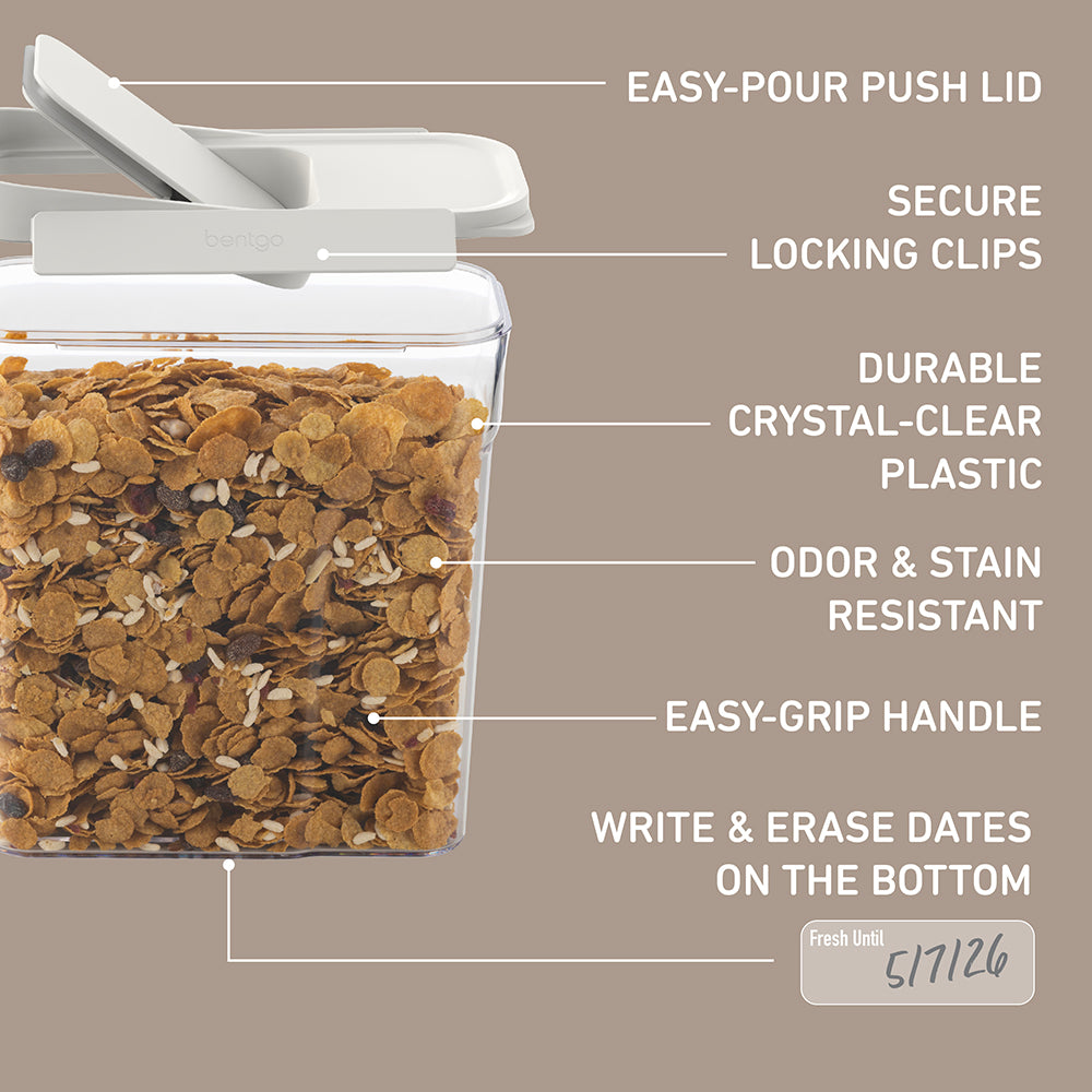 bentgo-pantry-airtight-cereal-containers-6-piece-dry-food-storage-set-3-containe image 4