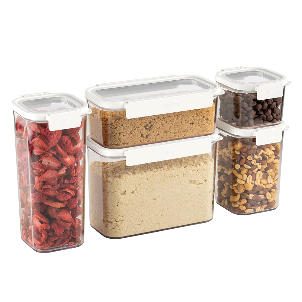 bentgo-pantry-airtight-dry-food-storage-containers-10-piece-set-5-containers-5-l image 1