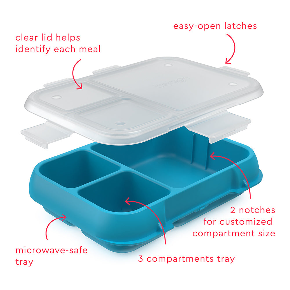 bentgo-pop-tray-with-transparent-cover-3-compartment-replacement-tray-for-bentgo image 7