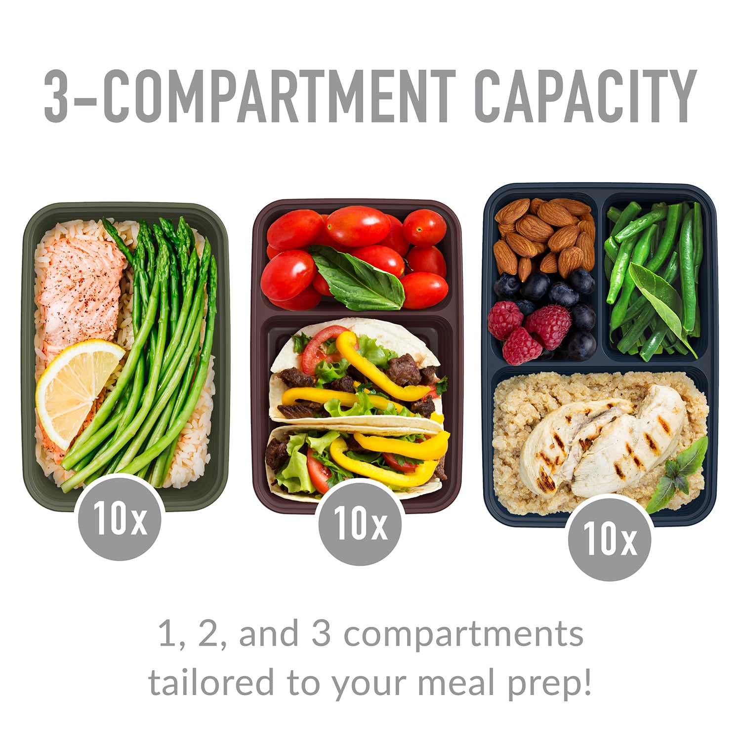 bentgo-prep-deluxe-multimeal-bag-60-piece-meal-prep-container-set-sand image 6