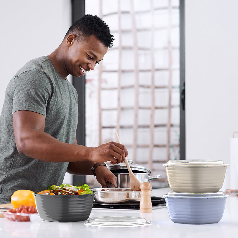 bentgo-prep-1-compartment-bowls-20-piece-10-microwave-safe-meal-prep-bowls-with- image 4