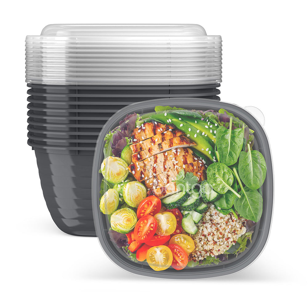 bentgo-prep-1-compartment-bowls-20-piece-10-microwave-safe-meal-prep-bowls-with- image 8