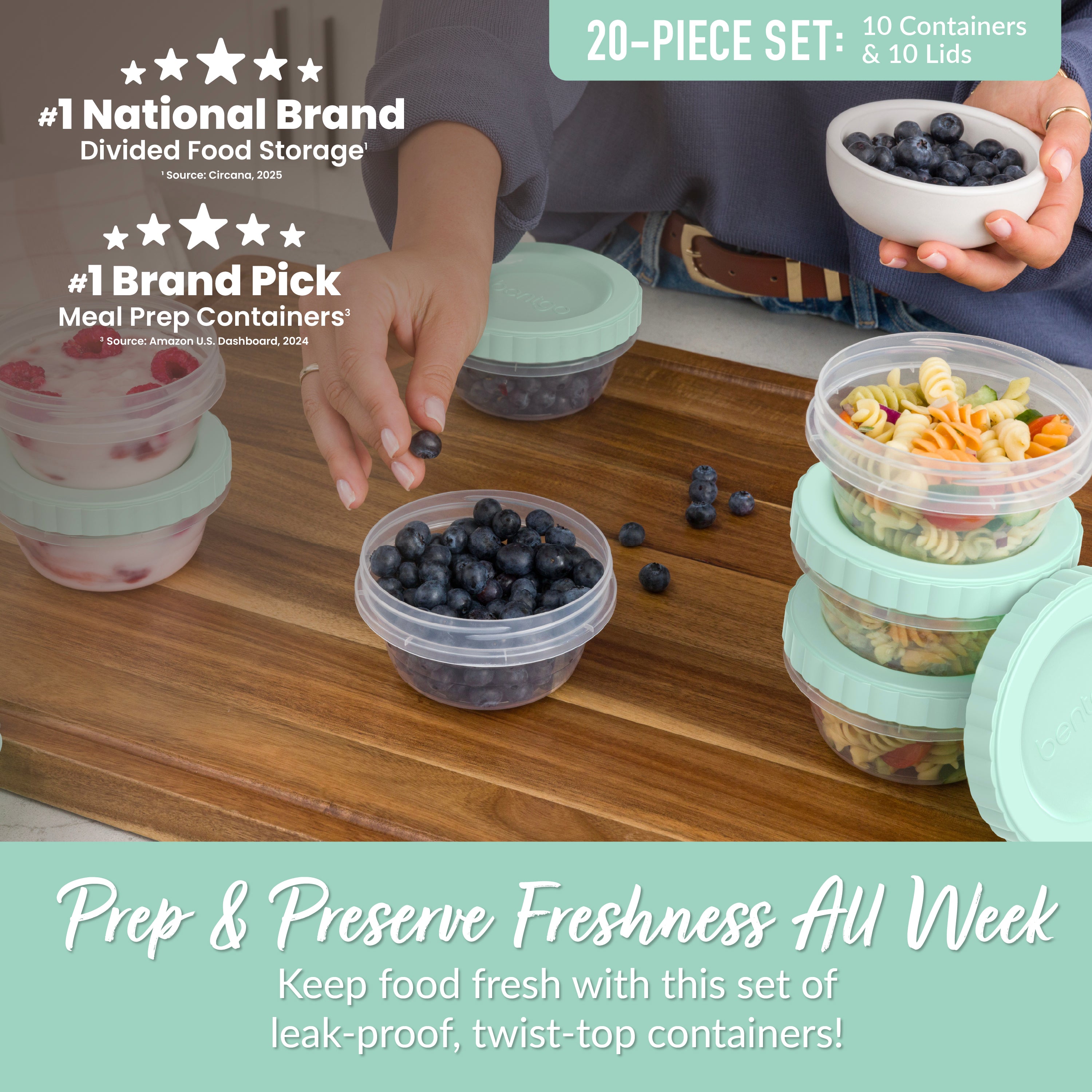 bentgo-prep-twist-top-leakproof-food-storage-containers-20-piece-set-10-containe image 2