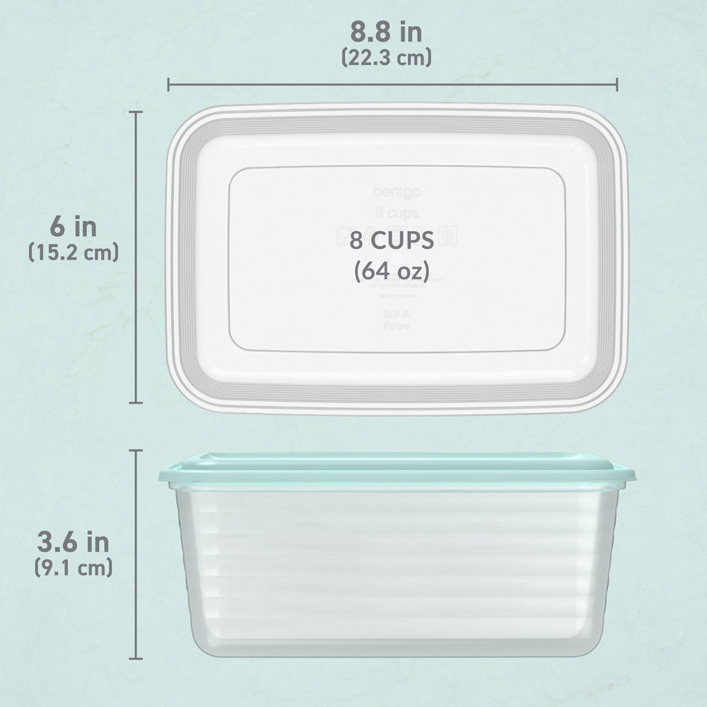 bentgo-prep-8-cup-deep-dish-meal-prep-container-20-piece-set-10-containers-10-li image 6