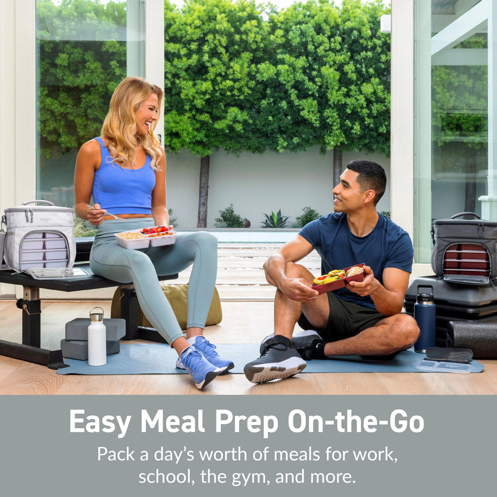 bentgo-prep-deluxe-multimeal-bag-large-insulated-water-resistant-lunch-bag-for-a image 4