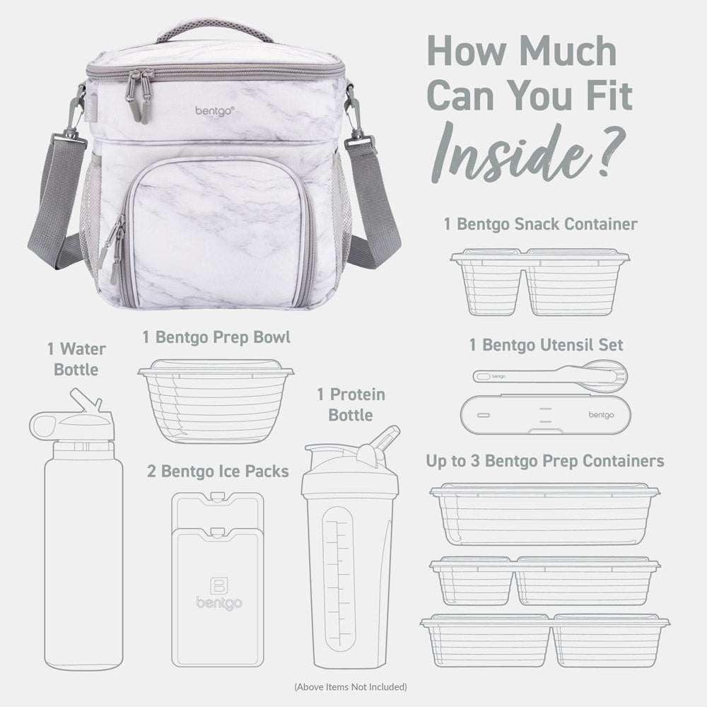 bentgo-prep-deluxe-multimeal-bag-large-insulated-water-resistant-lunch-bag-for-a image 6