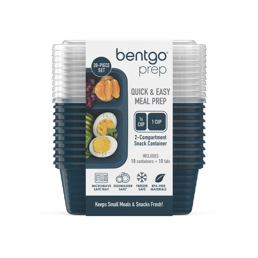 bentgo-prep-2-compartment-snack-containers-20-piece-set-10-trays-10-lids image 8