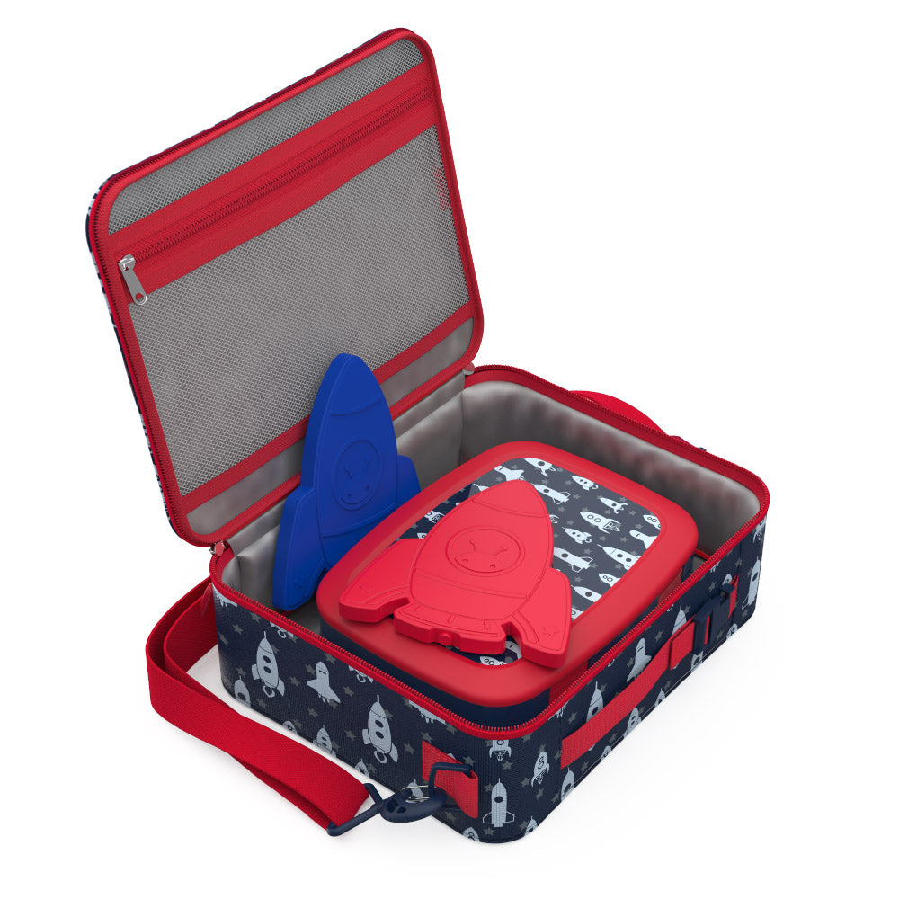 bentgo-kids-prints-lunch-box-lunch-bag-ice-packs-bundle-5-compartment-bento-with image 2