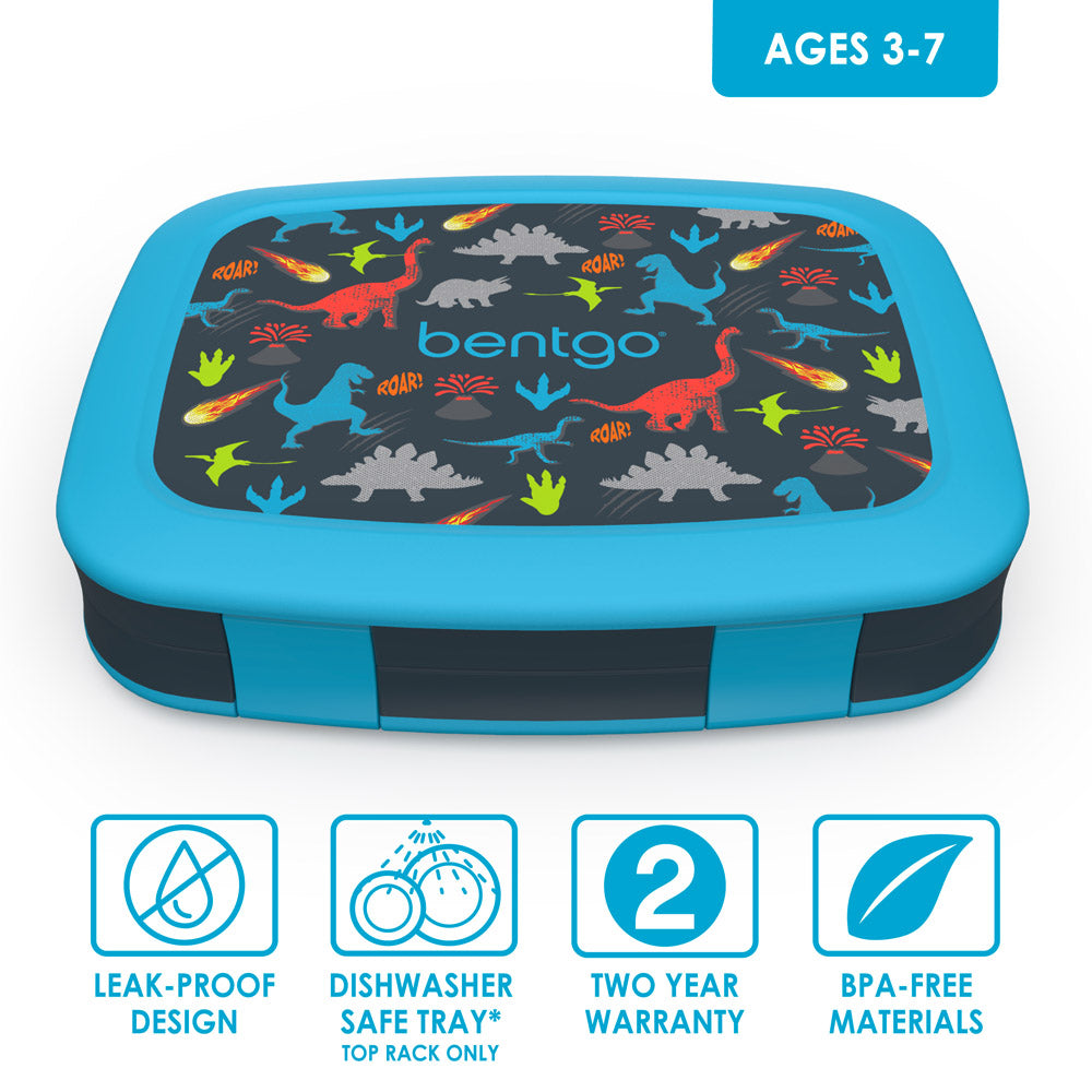bentgo-kids-prints-lunch-set-5-compartment-bento-box-lunch-bag-water-bottle-uten image 3