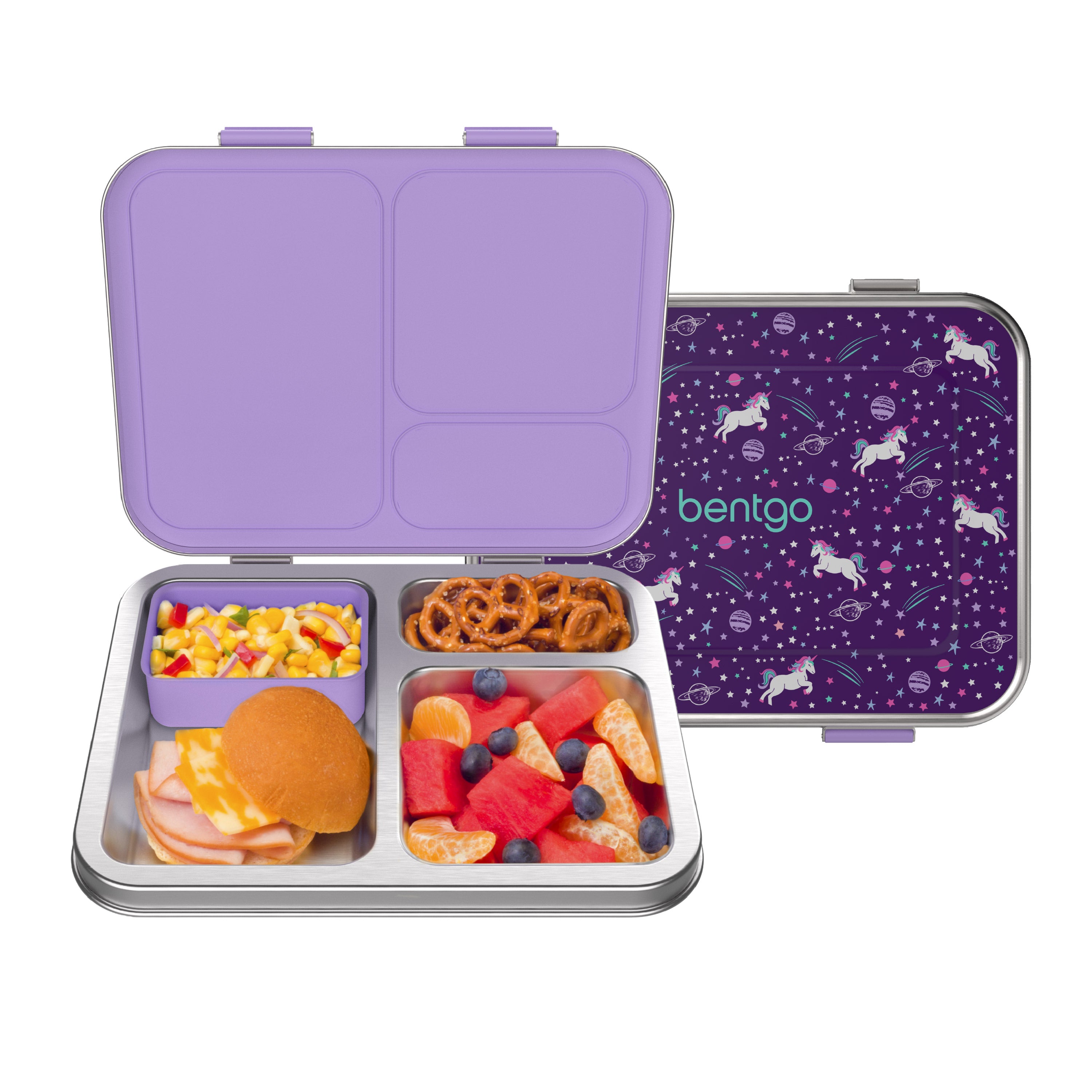 bentgo-kids-stainless-steel-prints-lunch-box-3-compartment-bento-with-removable- image 1