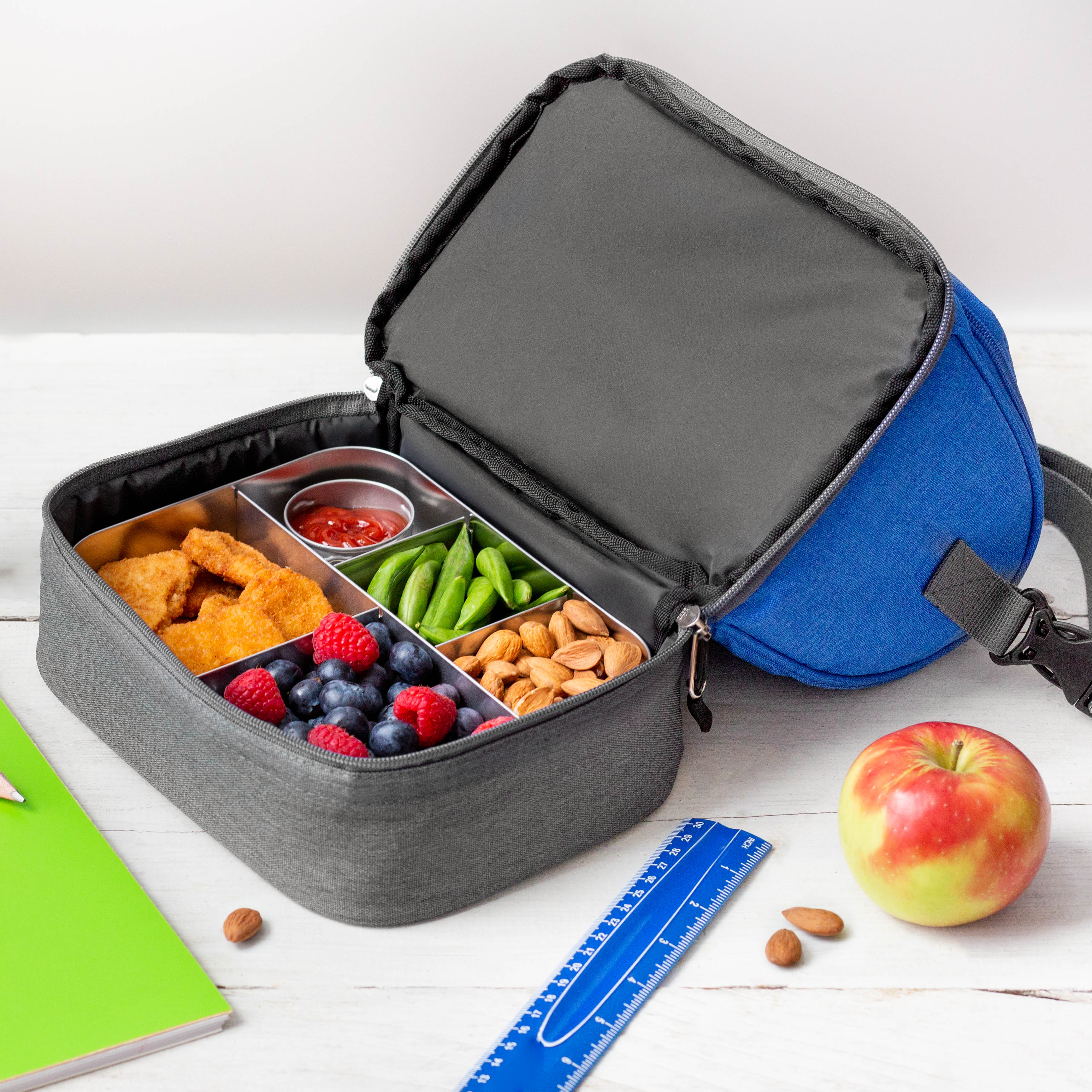 lunchbots-duplex-bag-insulated-two-zipper-lunch-bag-with-shoulder-strap-for-bent image 5