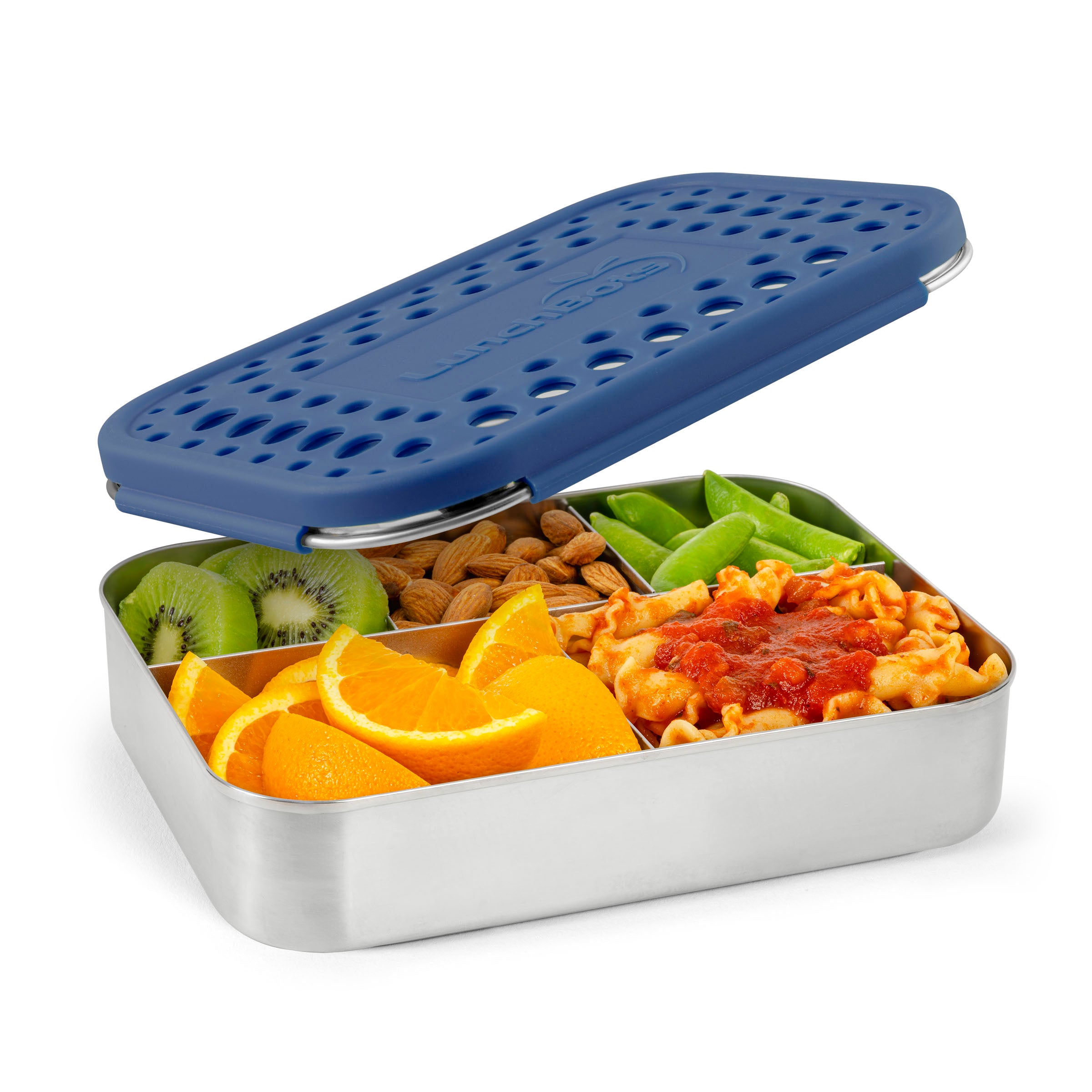 lunchbots-large-cinco-5-compartment-stainless-steel-kids-bento-box image 5