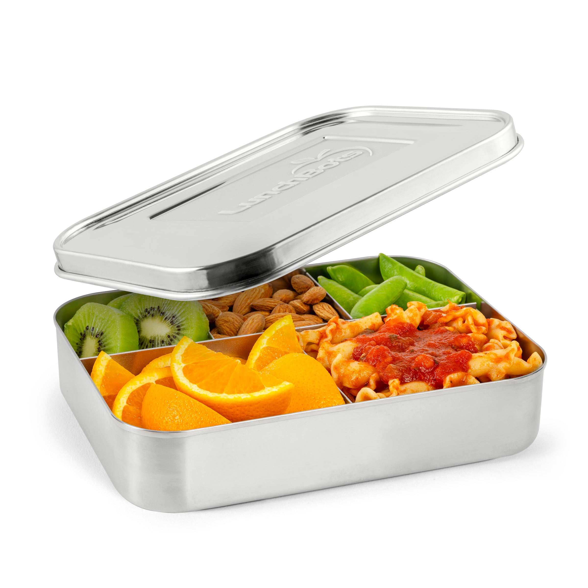 lunchbots-large-cinco-5-compartment-stainless-steel-kids-bento-box image 3