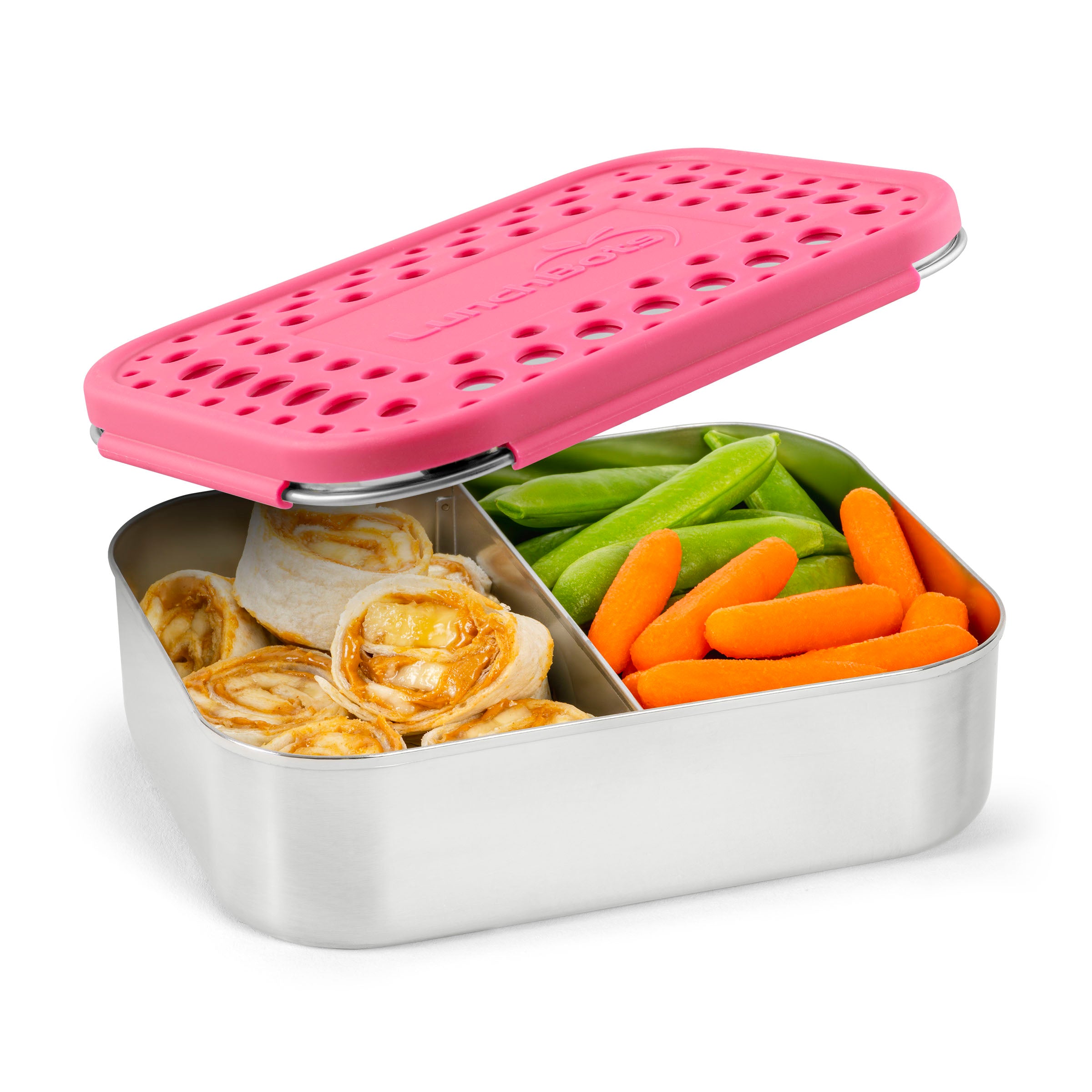 lunchbots-medium-duo-stainless-steel-bento-box-2-equal-sections-for-sandwich-sid image 5