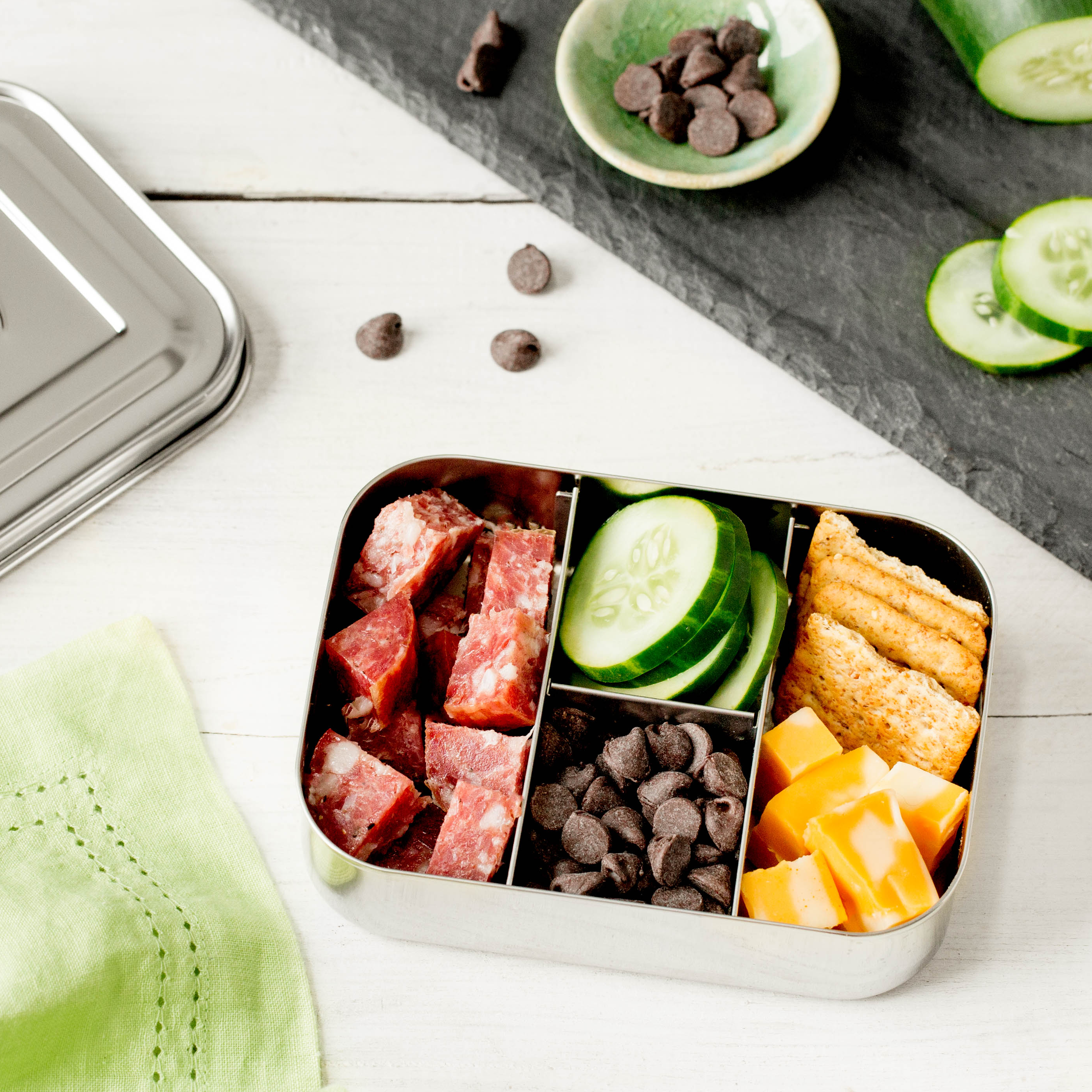 lunchbots-small-protein-packer-stainless-steel-toddler-bento-snack-box-4-compart image 5