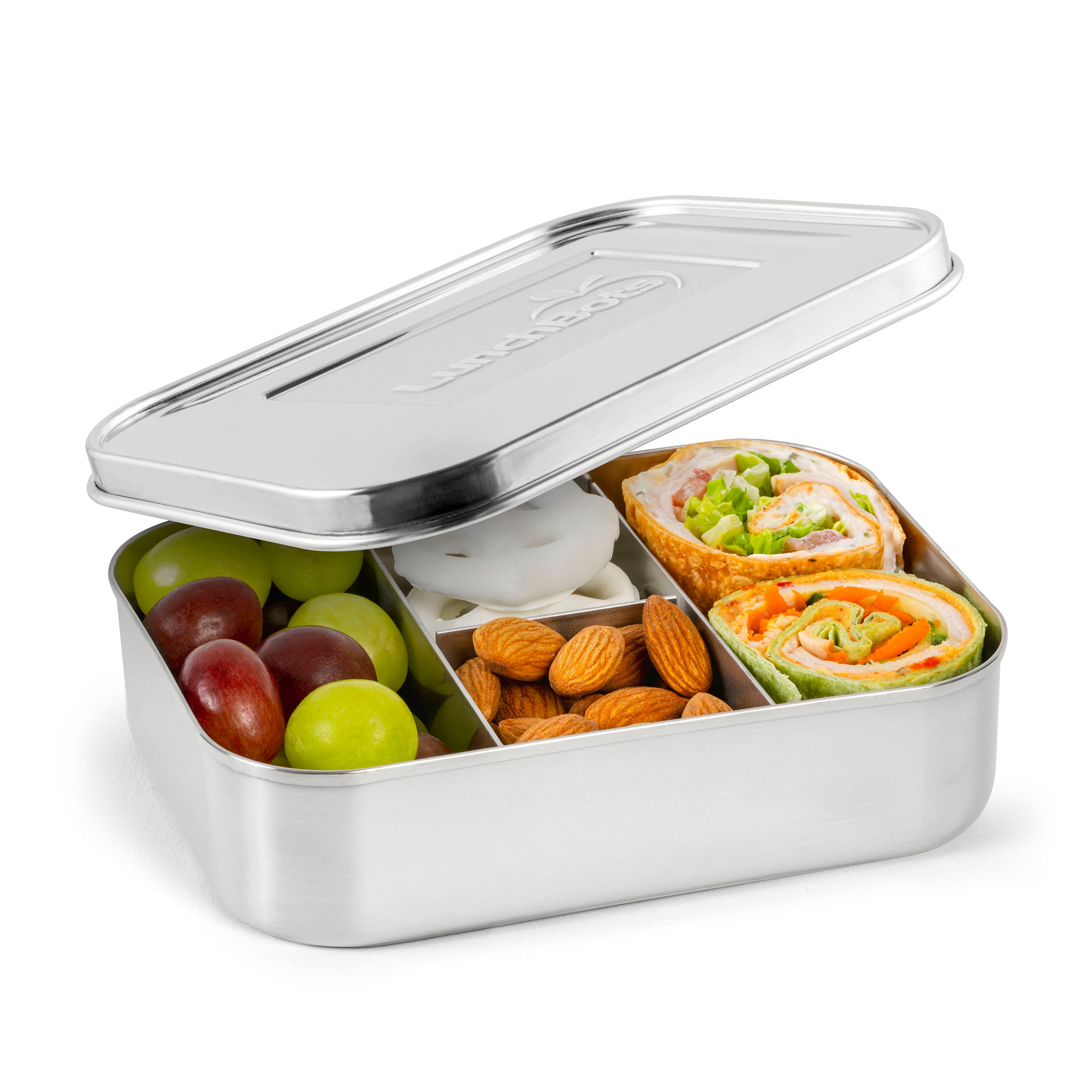 lunchbots-small-protein-packer-stainless-steel-toddler-bento-snack-box-4-compart image 2