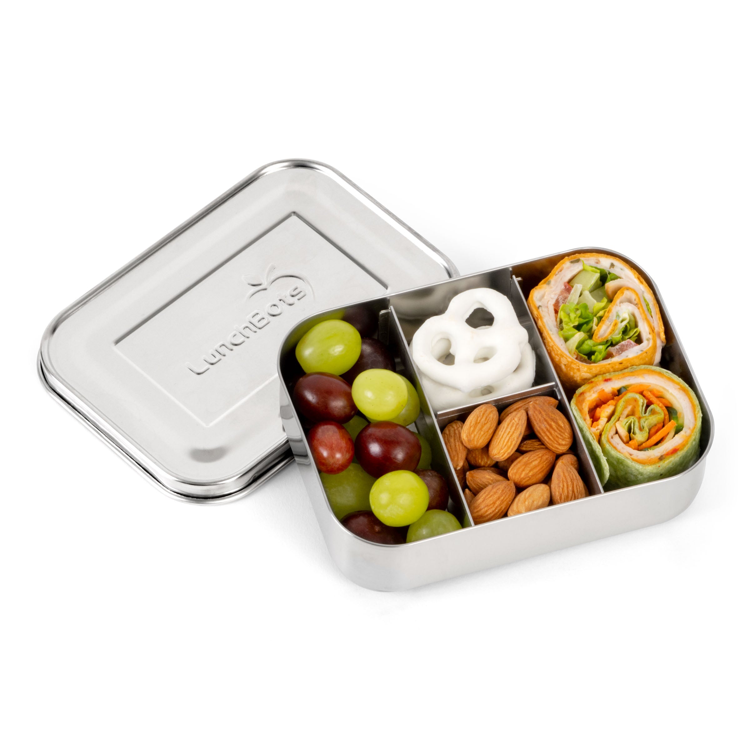 lunchbots-small-protein-packer-stainless-steel-toddler-bento-snack-box-4-compart image 3