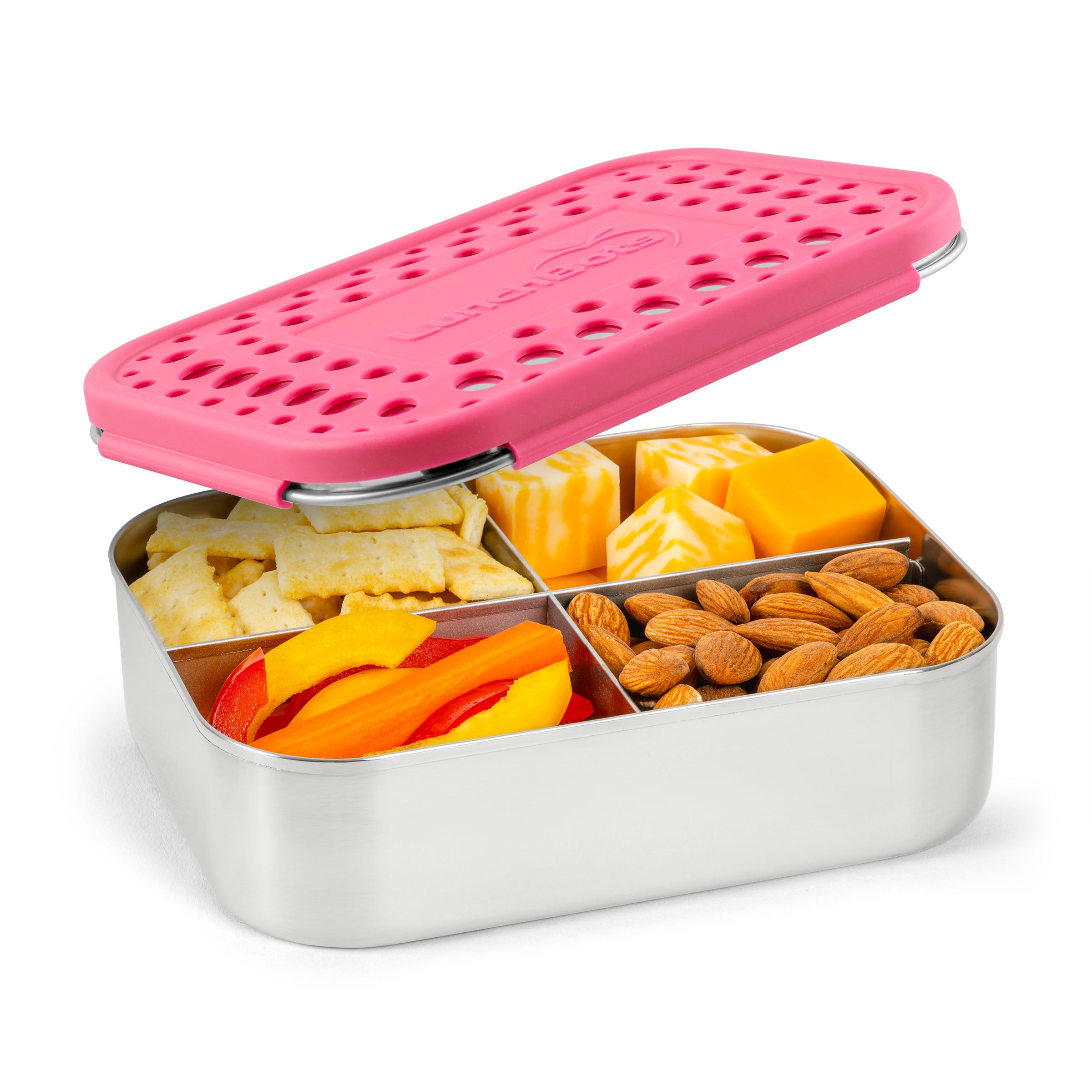 lunchbots-medium-quad-stainless-steel-bento-box-4-compartment-snack-and-toddler- image 5