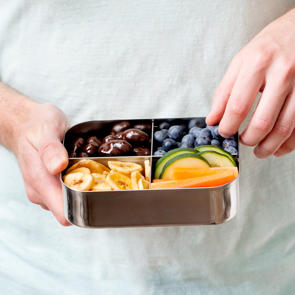 lunchbots-medium-quad-stainless-steel-bento-box-4-compartment-snack-and-toddler- image 8