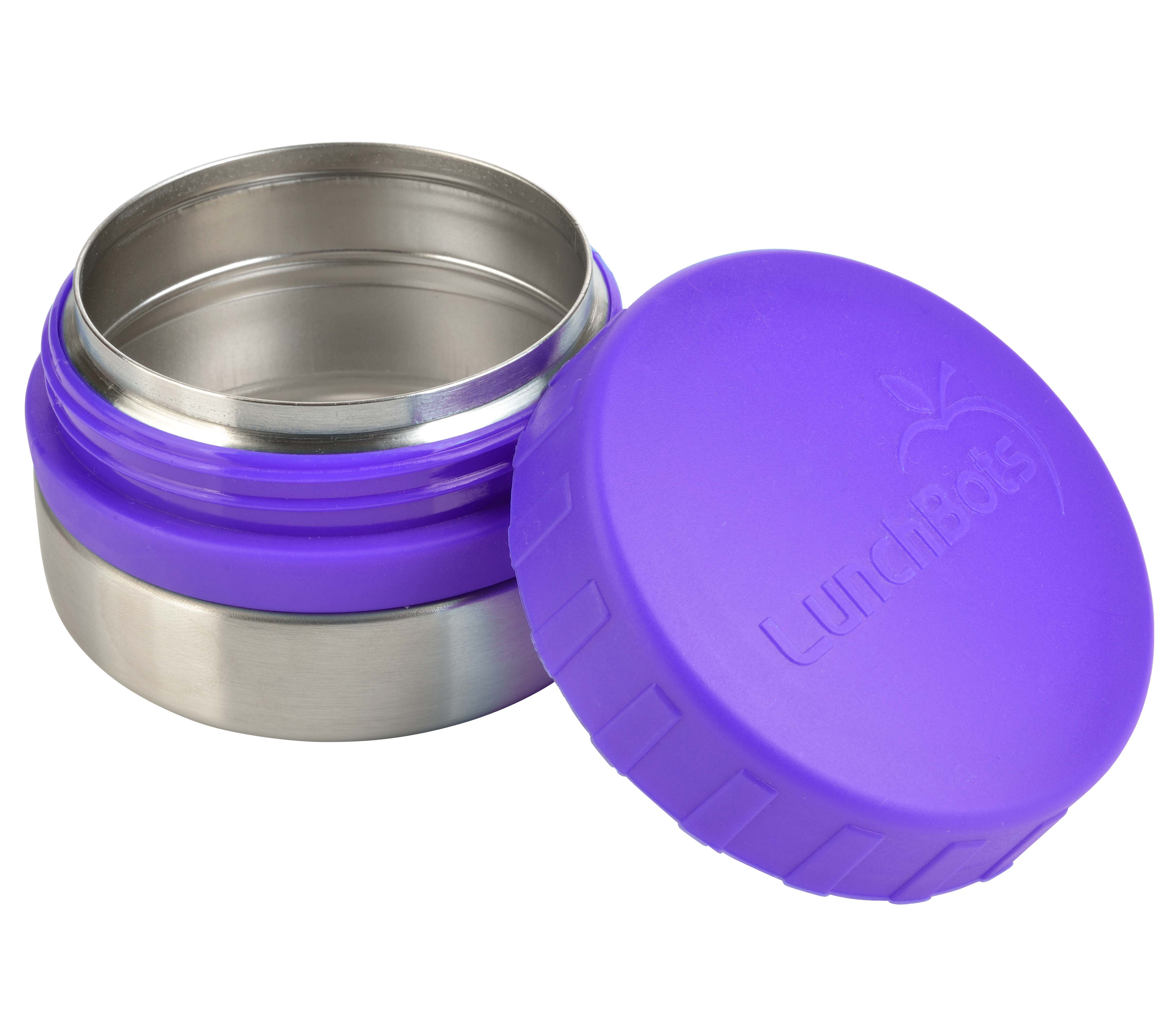 lunchbots-replacement-lid-for-rounds-4-oz-dip-containers-leakproof-twist-off-top image 1