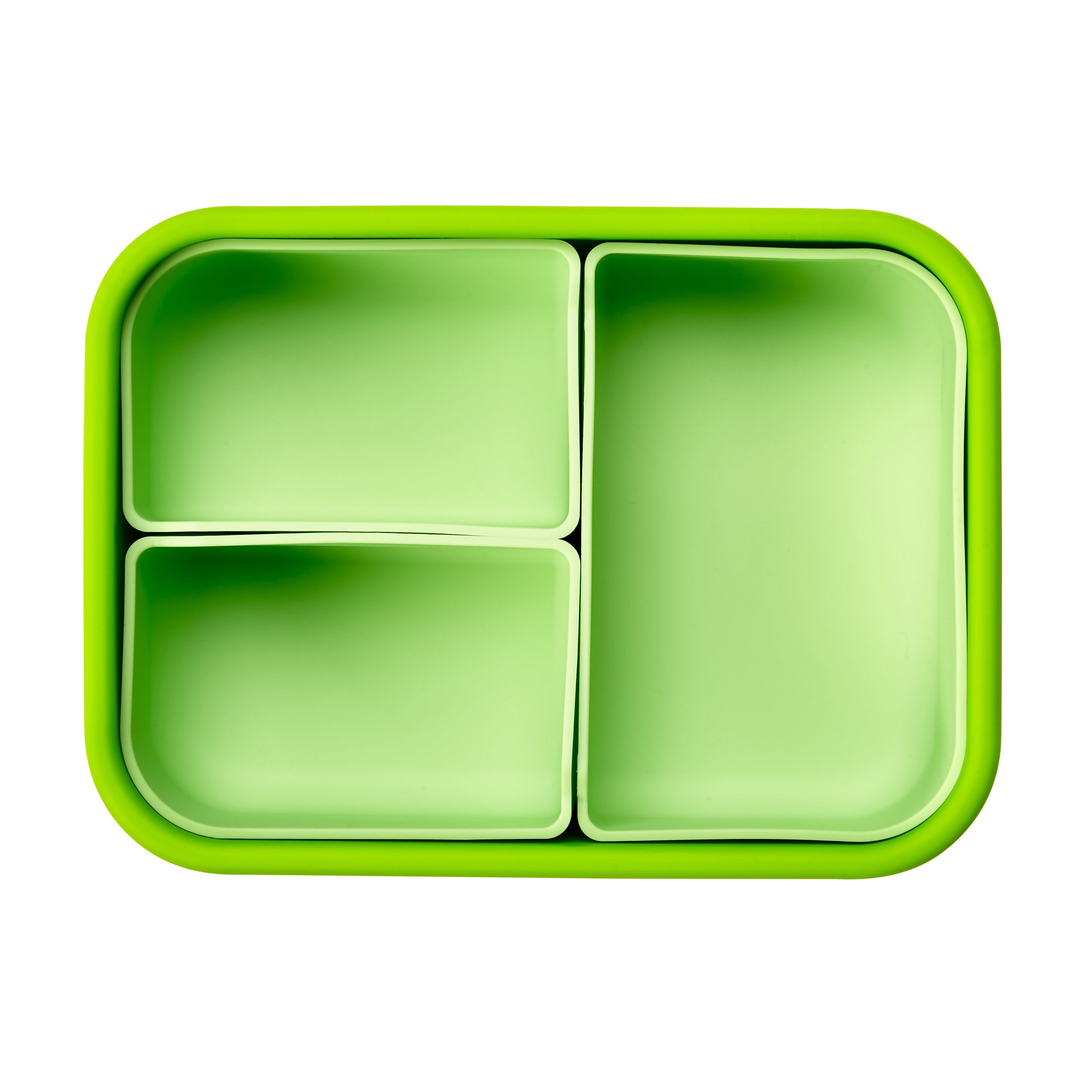 lunchbots-medium-build-a-bento-platinum-silicone-bento-box-with-3-interchangeabl image 5