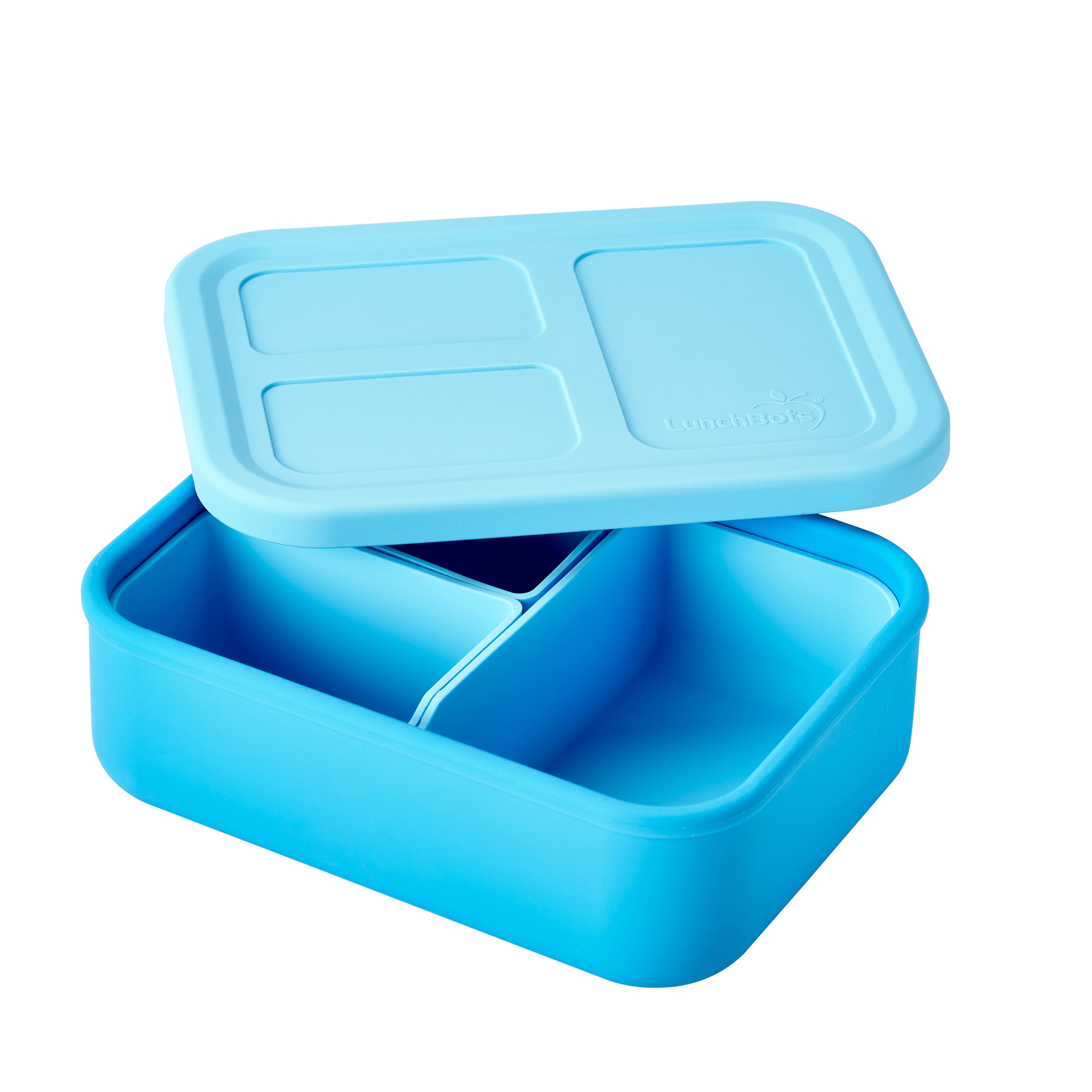 lunchbots-medium-build-a-bento-platinum-silicone-bento-box-with-3-interchangeabl image 2