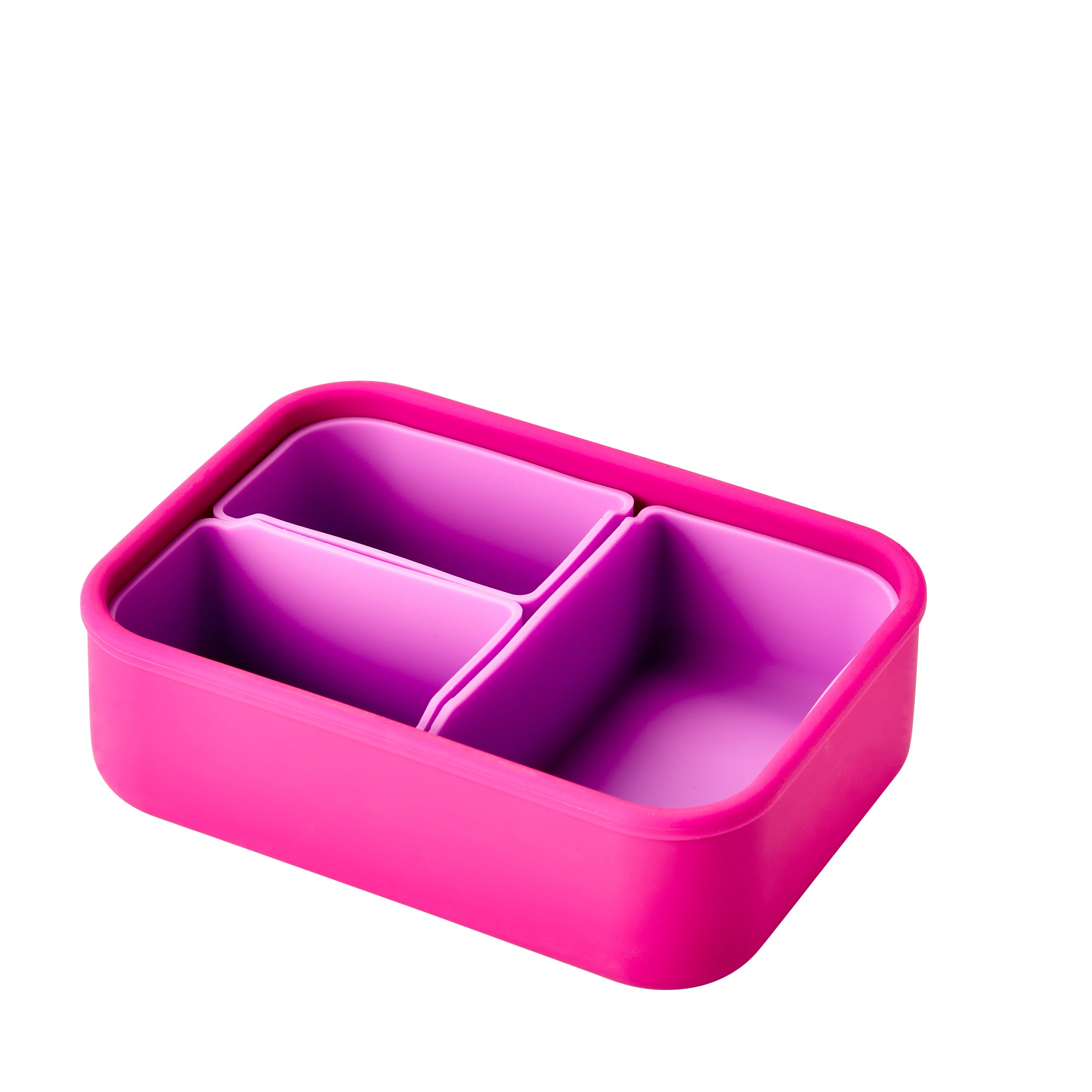 lunchbots-medium-build-a-bento-platinum-silicone-bento-box-with-3-interchangeabl image 4