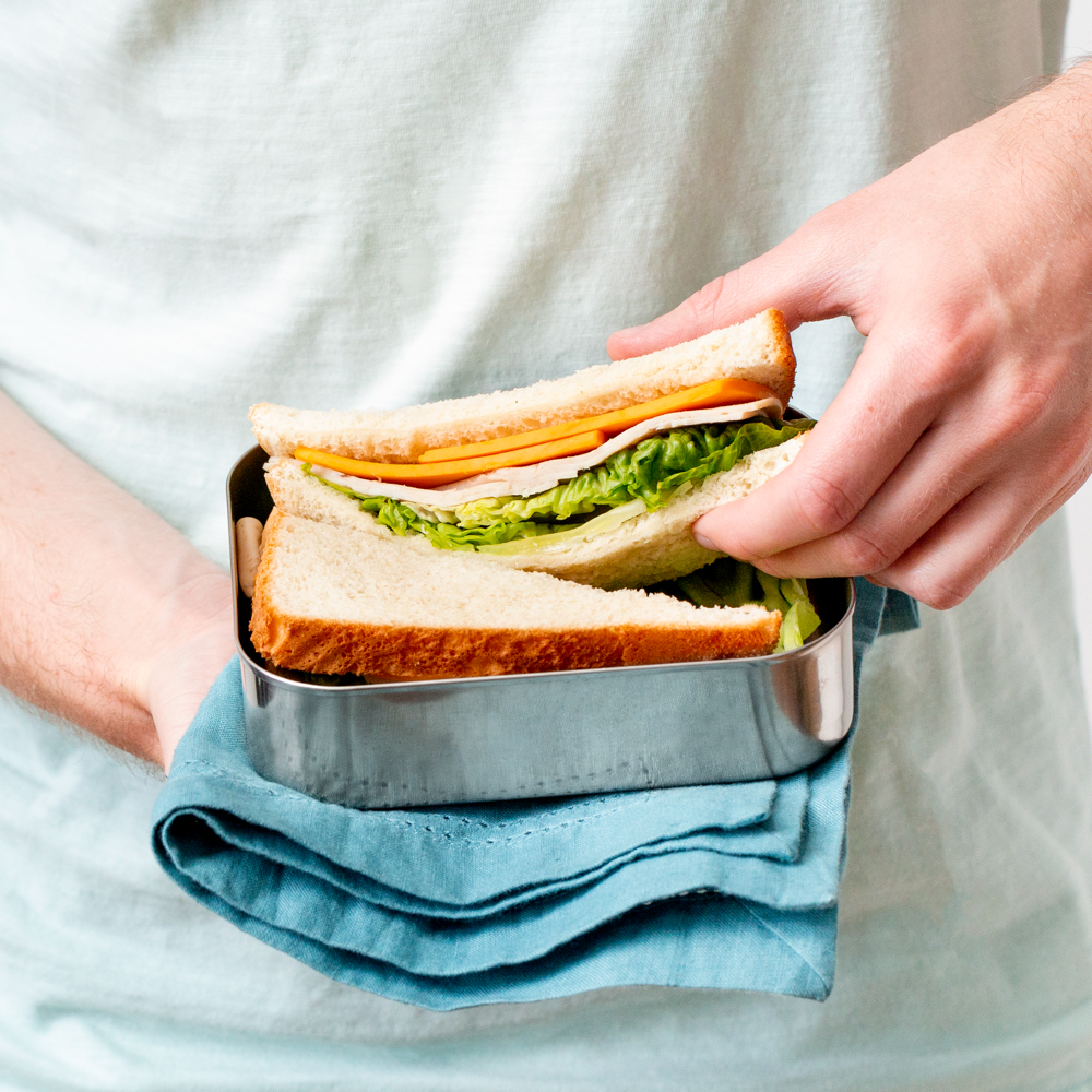 lunchbots-medium-uno-stainless-steel-bento-box-one-compartment-sandwich-size-lun image 2