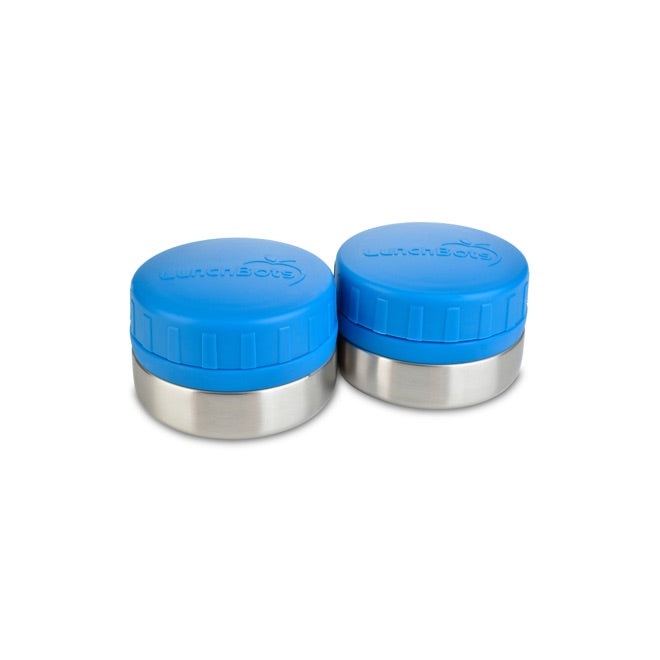 lunchbots-rounds-4-oz-leakproof-stainless-steel-dip-and-snack-containers-set-of- image 2